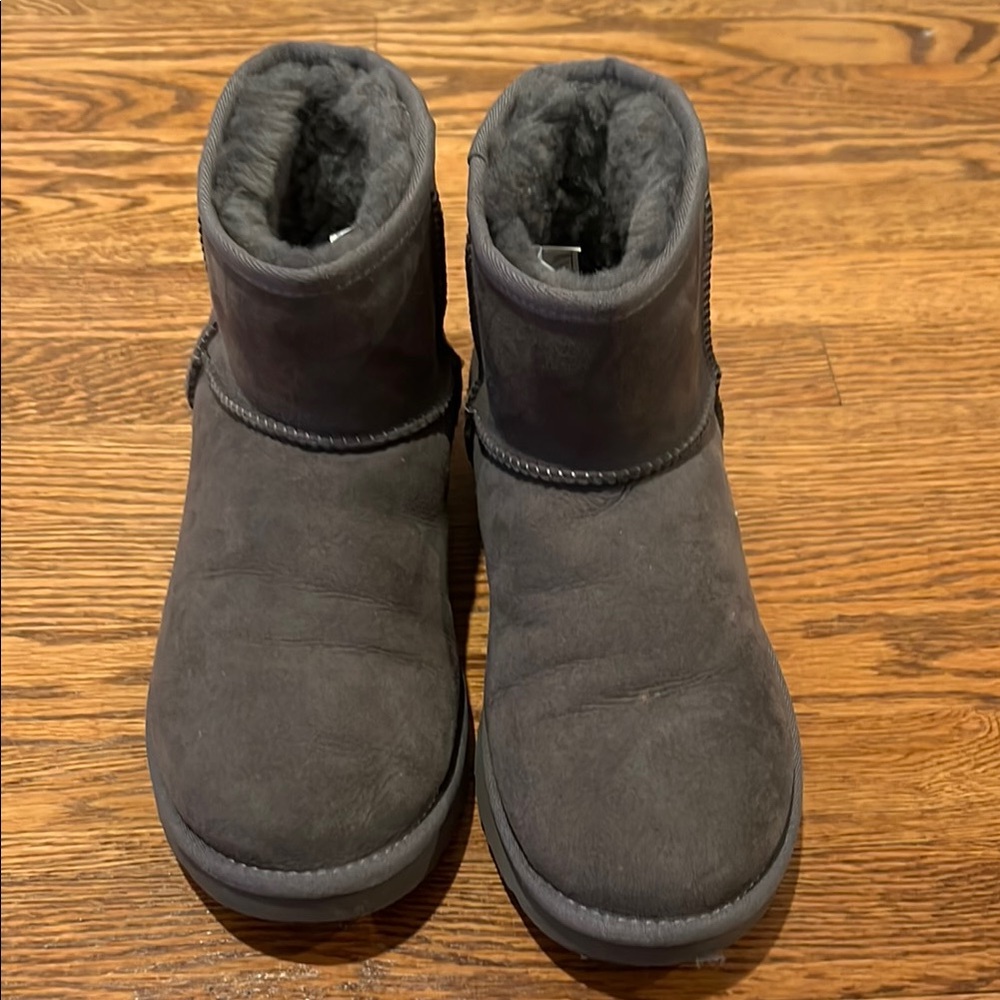 UGG Grey Classic Mini Boots
